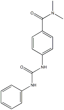 4-[(anilinocarbonyl)amino]-N,N-dimethylbenzamide