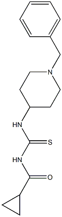 N-(1-benzyl-4-piperidinyl)-N'-(cyclopropylcarbonyl)thiourea