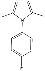 1-(4-fluorophenyl)-2,5-dimethyl-1H-pyrrole Structure