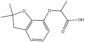 2-[(2,2-dimethyl-2,3-dihydro-1-benzofuran-7-yl)oxy]propanoic acid|