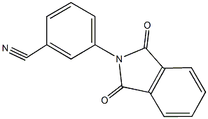 3-(1,3-dioxo-1,3-dihydro-2H-isoindol-2-yl)benzonitrile Structure