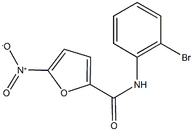 N-(2-bromophenyl)-5-nitro-2-furamide Structure