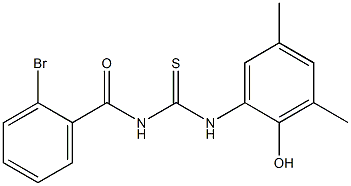  N-(2-bromobenzoyl)-N'-(2-hydroxy-3,5-dimethylphenyl)thiourea