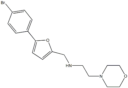  N-{[5-(4-bromophenyl)-2-furyl]methyl}-N-[2-(4-morpholinyl)ethyl]amine