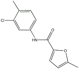 N-(3-chloro-4-methylphenyl)-5-methyl-2-furamide|