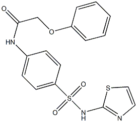 2-phenoxy-N-{4-[(1,3-thiazol-2-ylamino)sulfonyl]phenyl}acetamide