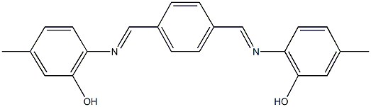 2-[(4-{[(2-hydroxy-4-methylphenyl)imino]methyl}benzylidene)amino]-5-methylphenol