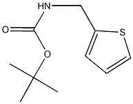 tert-butyl 2-thienylmethylcarbamate,,结构式