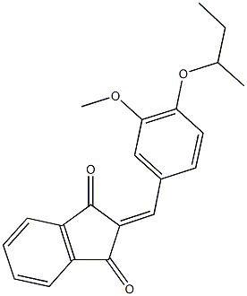  2-(4-sec-butoxy-3-methoxybenzylidene)-1H-indene-1,3(2H)-dione