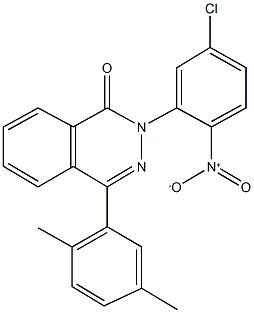 2-{5-chloro-2-nitrophenyl}-4-(2,5-dimethylphenyl)-1(2H)-phthalazinone