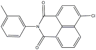 6-chloro-2-(3-methylphenyl)-1H-benzo[de]isoquinoline-1,3(2H)-dione Structure