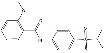 N-{4-[(dimethylamino)sulfonyl]phenyl}-2-methoxybenzamide