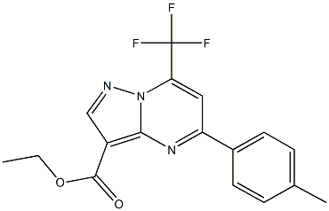 ethyl 5-(4-methylphenyl)-7-(trifluoromethyl)pyrazolo[1,5-a]pyrimidine-3-carboxylate