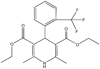 diethyl 2,6-dimethyl-4-[2-(trifluoromethyl)phenyl]-1,4-dihydro-3,5-pyridinedicarboxylate|