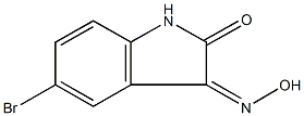 5-bromo-1H-indole-2,3-dione 3-oxime Structure