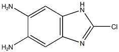 2-chloro-1H-benzimidazole-5,6-diamine,,结构式