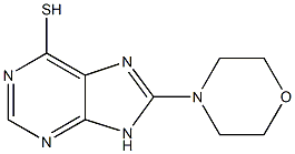 8-(4-morpholinyl)-9H-purin-6-yl hydrosulfide