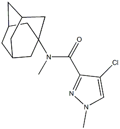 N-(1-adamantyl)-4-chloro-N,1-dimethyl-1H-pyrazole-3-carboxamide