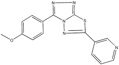 methyl 4-[6-(3-pyridinyl)[1,2,4]triazolo[3,4-b][1,3,4]thiadiazol-3-yl]phenyl ether|