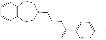  1-(4-fluorophenyl)-4-(1,2,4,5-tetrahydro-3H-3-benzazepin-3-yl)-1-butanone