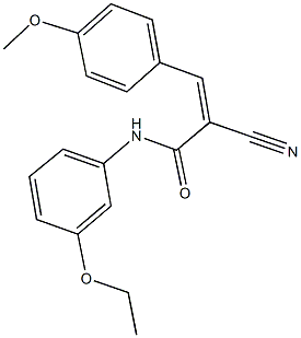 2-cyano-N-(3-ethoxyphenyl)-3-(4-methoxyphenyl)acrylamide