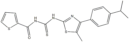 N-[4-(4-isopropylphenyl)-5-methyl-1,3-thiazol-2-yl]-N