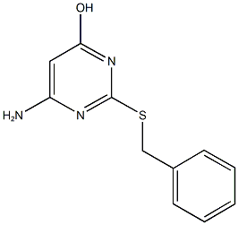 6-amino-2-(benzylsulfanyl)-4-pyrimidinol Structure
