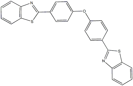 bis[4-(1,3-benzothiazol-2-yl)phenyl] ether,,结构式