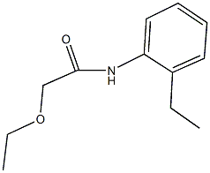 2-ethoxy-N-(2-ethylphenyl)acetamide 化学構造式