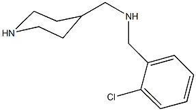 N-(2-chlorobenzyl)-N-(4-piperidinylmethyl)amine Struktur