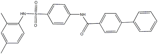 N-{4-[(2,4-dimethylanilino)sulfonyl]phenyl}[1,1'-biphenyl]-4-carboxamide Structure