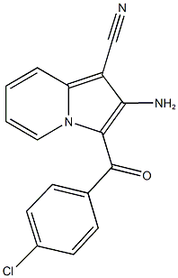2-amino-3-(4-chlorobenzoyl)-1-indolizinecarbonitrile