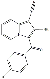 2-amino-3-(4-chlorobenzoyl)-1-indolizinecarbonitrile|