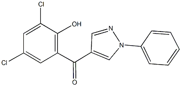  (3,5-dichloro-2-hydroxyphenyl)(1-phenyl-1H-pyrazol-4-yl)methanone