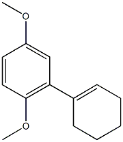 2-(1-cyclohexen-1-yl)-1,4-dimethoxybenzene,,结构式