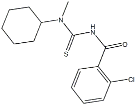  N'-(2-chlorobenzoyl)-N-cyclohexyl-N-methylthiourea