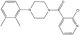 1-[(2-chloro-3-pyridinyl)carbonyl]-4-(2,3-dimethylphenyl)piperazine|