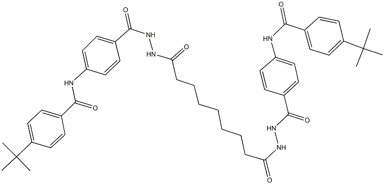  4-tert-butyl-N-[4-({2-[9-(2-{4-[(4-tert-butylbenzoyl)amino]benzoyl}hydrazino)-9-oxononanoyl]hydrazino}carbonyl)phenyl]benzamide