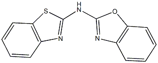 N-(1,3-benzothiazol-2-yl)-N-(1,3-benzoxazol-2-yl)amine Struktur