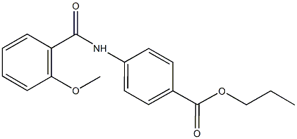 propyl 4-[(2-methoxybenzoyl)amino]benzoate