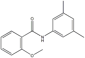 N-(3,5-dimethylphenyl)-2-methoxybenzamide 结构式