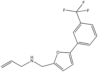 N-allyl-N-({5-[3-(trifluoromethyl)phenyl]-2-furyl}methyl)amine 结构式