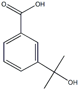 3-(1-hydroxy-1-methylethyl)benzoic acid,,结构式