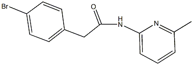 2-(4-bromophenyl)-N-(6-methyl-2-pyridinyl)acetamide