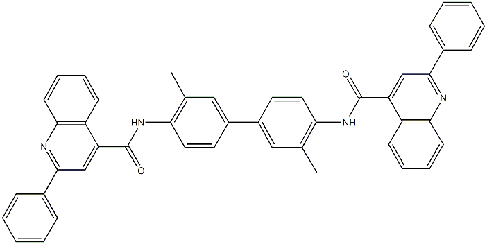 N-(3,3'-dimethyl-4'-{[(2-phenyl-4-quinolinyl)carbonyl]amino}[1,1'-biphenyl]-4-yl)-2-phenyl-4-quinolinecarboxamide