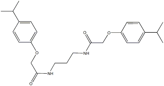 2-(4-isopropylphenoxy)-N-(3-{[(4-isopropylphenoxy)acetyl]amino}propyl)acetamide|