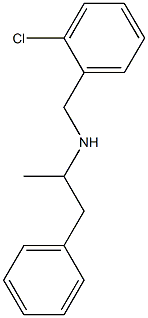 N-(2-chlorobenzyl)-N-(1-methyl-2-phenylethyl)amine 化学構造式