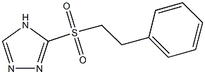 2-phenylethyl 4H-1,2,4-triazol-3-yl sulfone Struktur