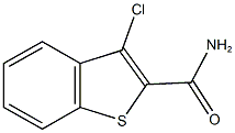 3-chloro-1-benzothiophene-2-carboxamide 结构式