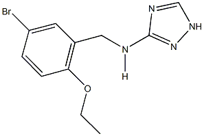 N-(5-bromo-2-ethoxybenzyl)-N-(1H-1,2,4-triazol-3-yl)amine 化学構造式